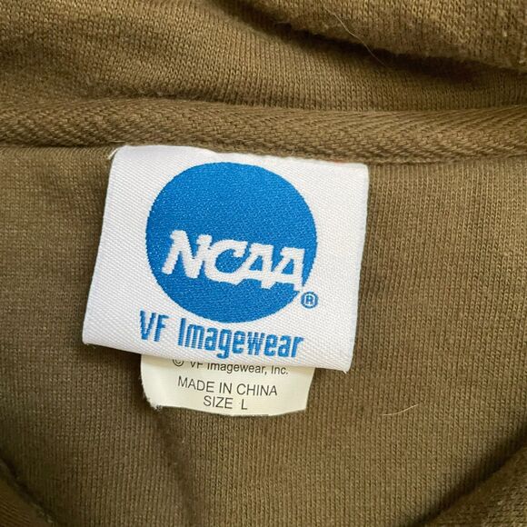 Miami Hurricanes Jacket Mens Sz Large Green Orange NCAA Football Hooded Full Zip - Picture 5 of 6